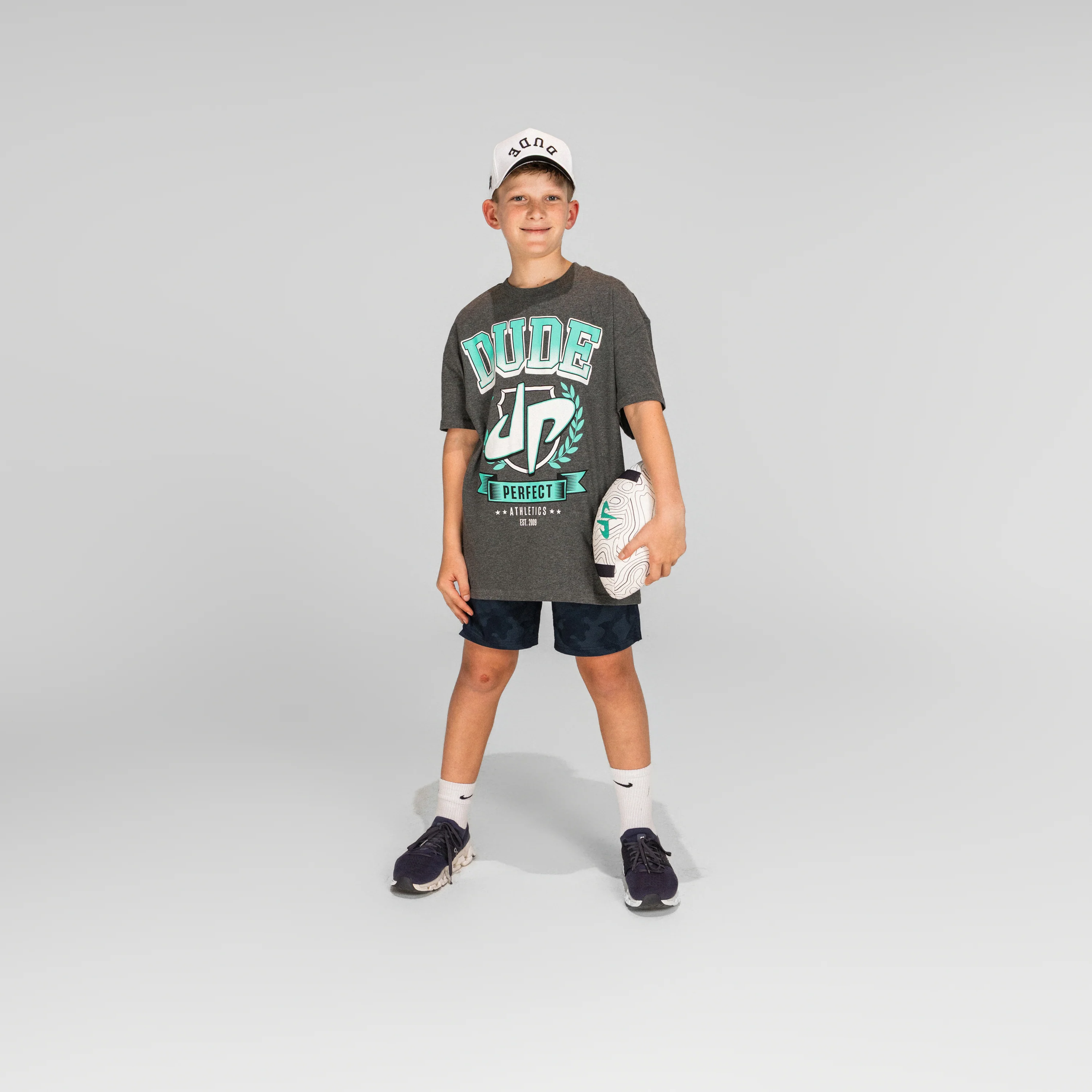 Dude Crest Youth Oversized T-Shirt - Image 2